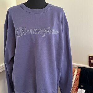 Champion Men's Lavender Crewneck Sweater